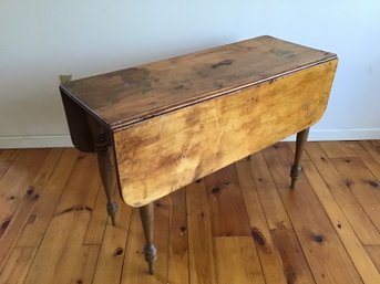Antique Drop Leaf Table Maple