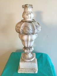 Weathered Marble Garden Finial