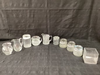 10 Pc Miscellaneous Glassware
