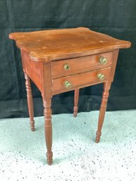 American Federal Scalloped Top Work Table