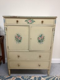Tall Painted Chest Of Drawers