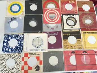 Vintage 45 Record Sleeves - All Paper