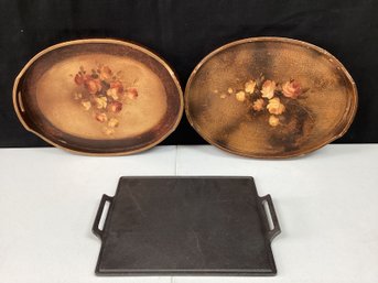 Set Of 3 Decorative Trays