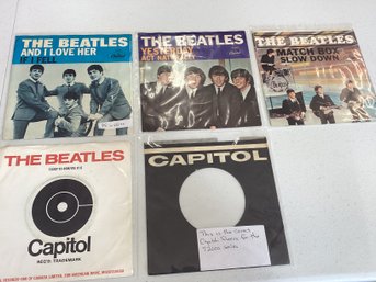 Vintage 45 Record Sleeves - Beatles 45s Covers