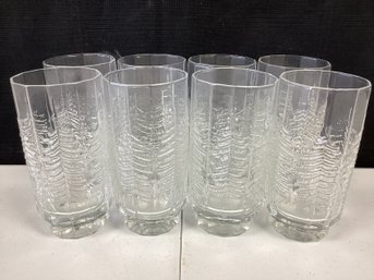 Set Of 8 Littala Finland Kuusi Drinking Glass