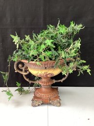 Faux Potted Ivy  Plant