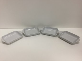 Set Of 4 Small Porcelain Dishes
