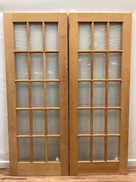 Pair Glass Doors Made In Canada