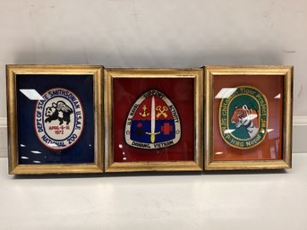 Set Of 3 Framed Patches