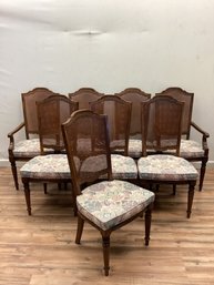 Set Of 8 Ethan Allen Dining Chairs
