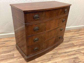 Federal Style Bowfront Chest Of Drawers