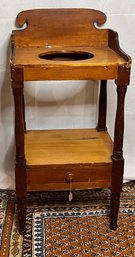 ANTIQUE PINE WASH STAND 1800s-1900s