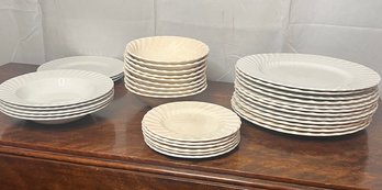 Lot Of 34 Pcs Of DISHES INCLUDING IRONSTONE