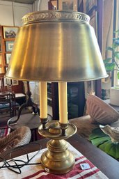 MID CENTURY BRASS BOUILLOTTE LAMP