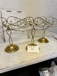 ORNAMENT/DECOR LOT 84: PIER ONE IMPORTS ORNAMENT DISPLAY STANDS