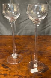 PAIR OF CORDIAL GLASSES CONTEMPORARY
