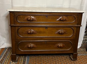 VICTORIAN MARBLE TOP DRESSER 1820-1914 (Jacobs Chest Of Drawers)