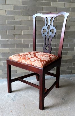 A Chippendale Side Chair With Slip Seat, 18th Century.