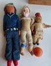 Grouping Of 3 Vintage Dolls And A Table Croquet Game In Original Box - The Box Measures 13'W X 6'D X 2 3/4'H -