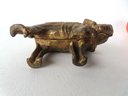 Grouping Of Decorative Collectibles Including: Cast Iron Elephant Still Bank In Original Gold Paint - Some Pai