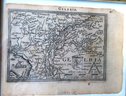 Three Early Miniature Maps, Continental Locations, Probably 18th Century