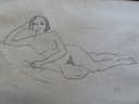 Edith Bry, American 1898-1992. Limited Edition Lithograph Of A Naked African American Lady