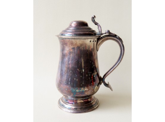 Silver Tankard, Probably Georgian, Late 18th To Early 19th Century.