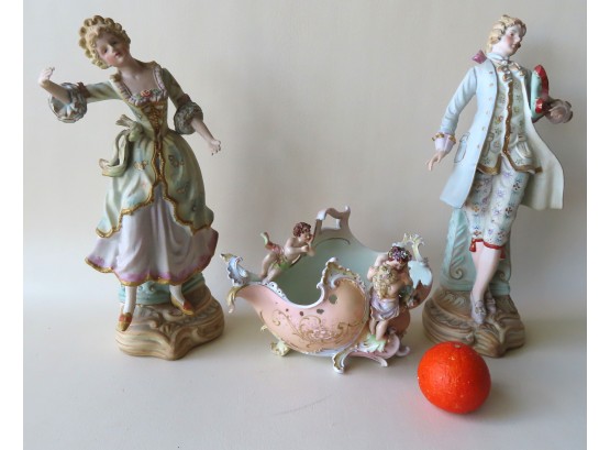 Three Porcelain Decorative Objects