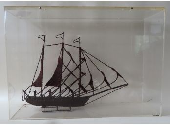 Ship Model Made Mostly From Cloves, Probably Maluku Islands, 19th Century.