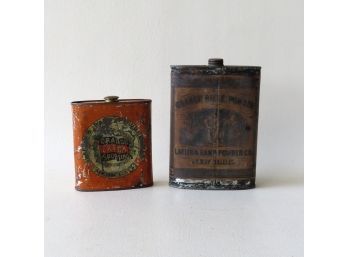 Two Laflin & Rand Lithographed Powder Tins