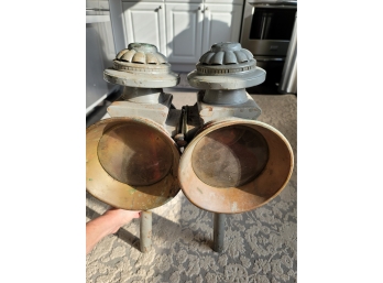 Antique Railroad Lanterns - Right And Left Sided