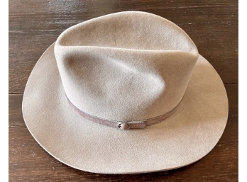 Kemo-Sabe Leather Hat With Leather Band Size 7.3/8' Mens