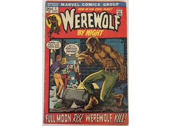 Marvel Comics Group Werewolf By Night 1 Sept 1972