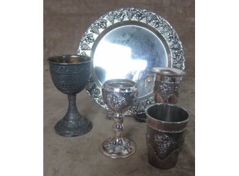 Silver Plated Lot Jerusalem Pieces
