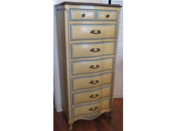 White Furniture, French Provincial Style Seven Drawer Lingerie Chest