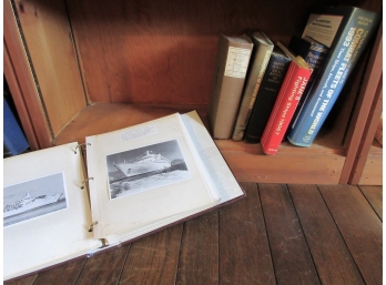Shipping Books With  Hand Assembled Album Of Vintage Cruise Ship Photos