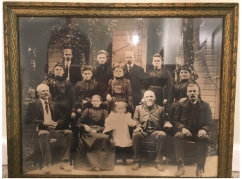 Large Framed Family Portrait