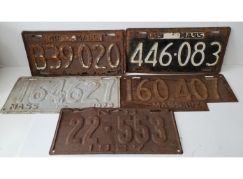 Antique License Plate Lot #1