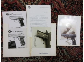 Colt 1990 Press Release Kit With Glossy Photos
