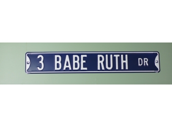 Babe Ruth Street Sign