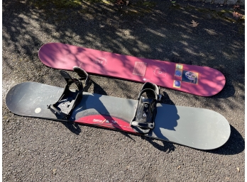 Pair Of Burton Snowboards