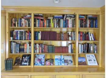Large Bookcase Of Varied Books