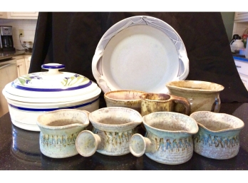 Collection Of  Hand Made Pottery