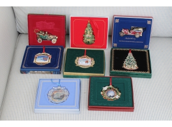 Eight White House Christmant Ornaments - 2009 To 2013, 2015-2016