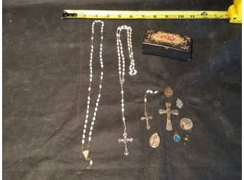 Rosary Beads And Other Religious Artifacts