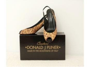 Donald J. Pliner Sling Back Shoes With Peep Top Size 7½
