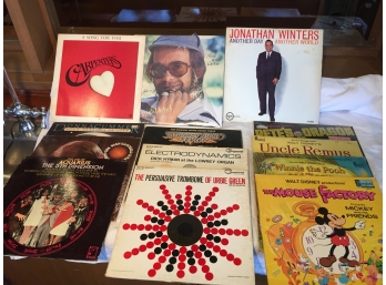 Thirteen Vintage LP Records