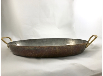 Vintage Bazar Francais '666' Copper Casserole Pan