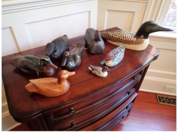 Collection Of Decorative Decoys