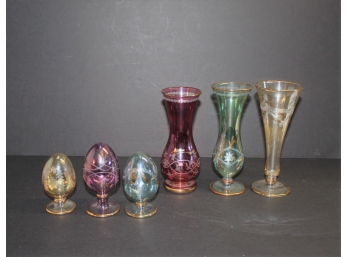Egyptian Handcrafted Vases & Eggs